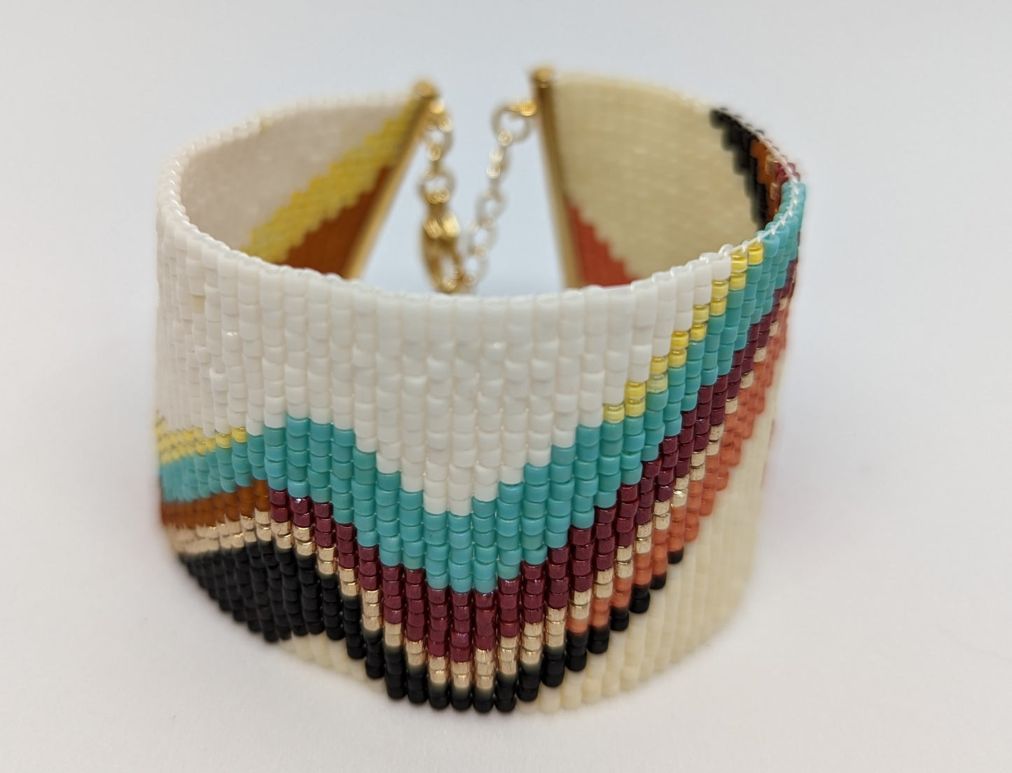 Mountain of Seven Colours Cuff Bracelet
