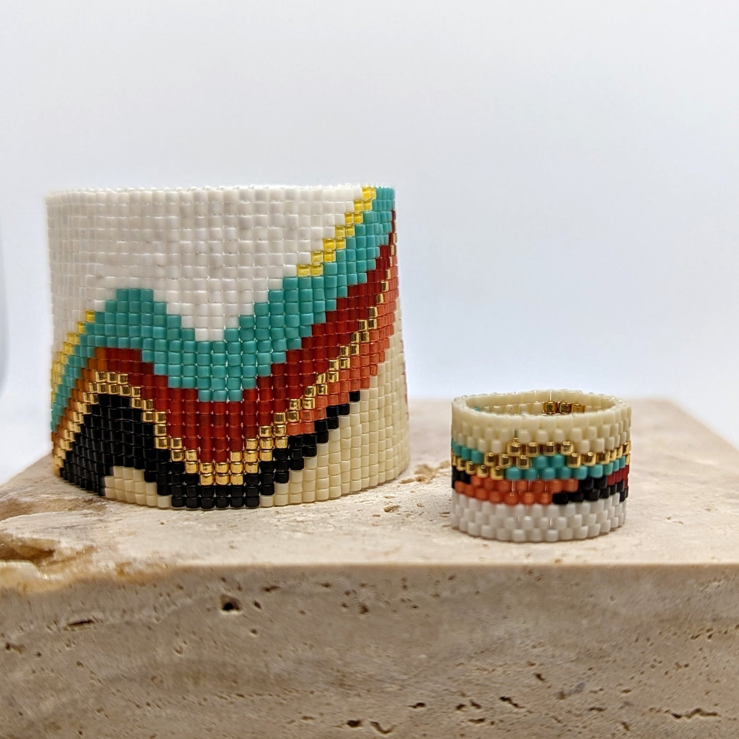 Mountain of Seven Colours Cuff Bracelet