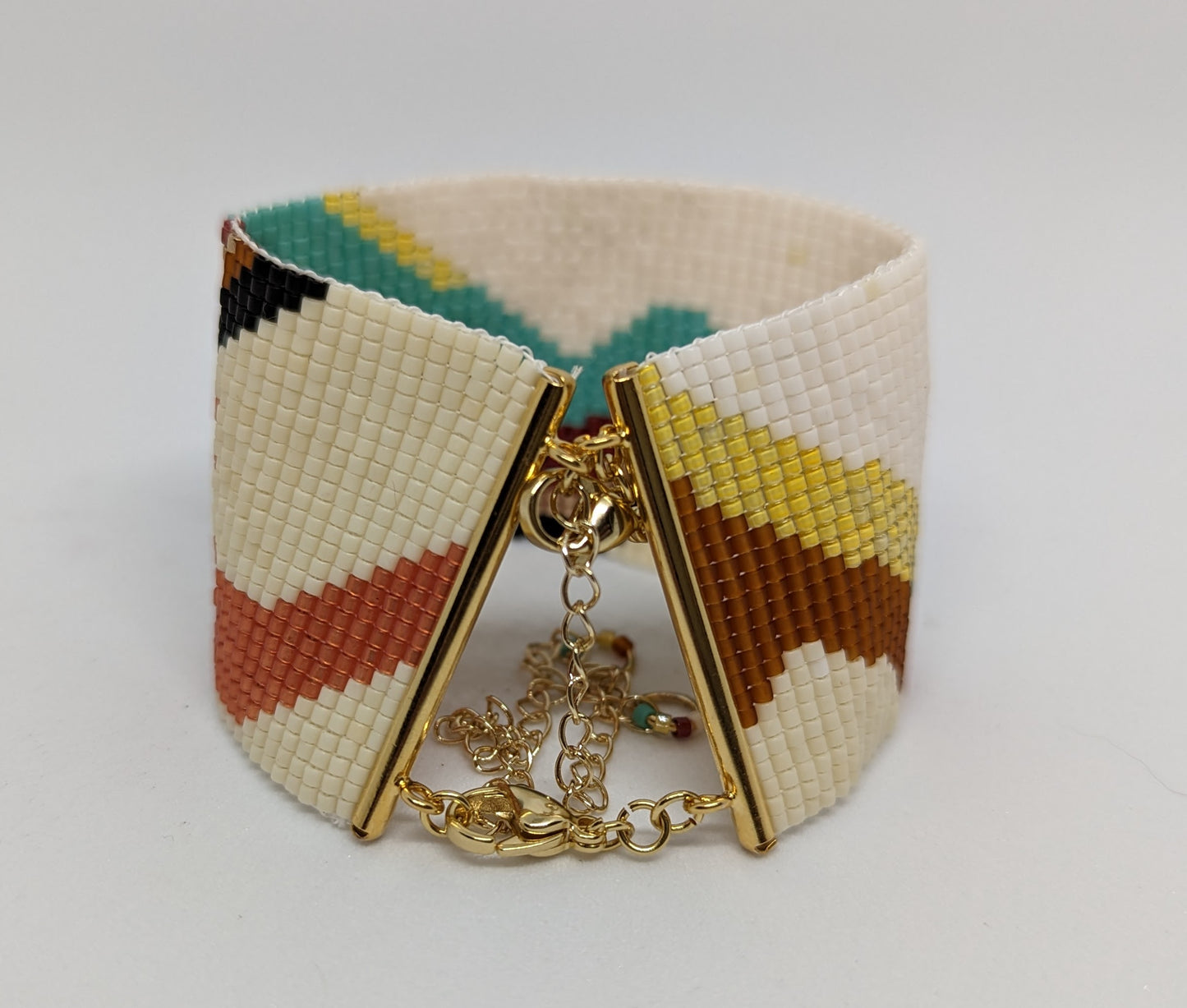 Mountain of Seven Colours Cuff Bracelet